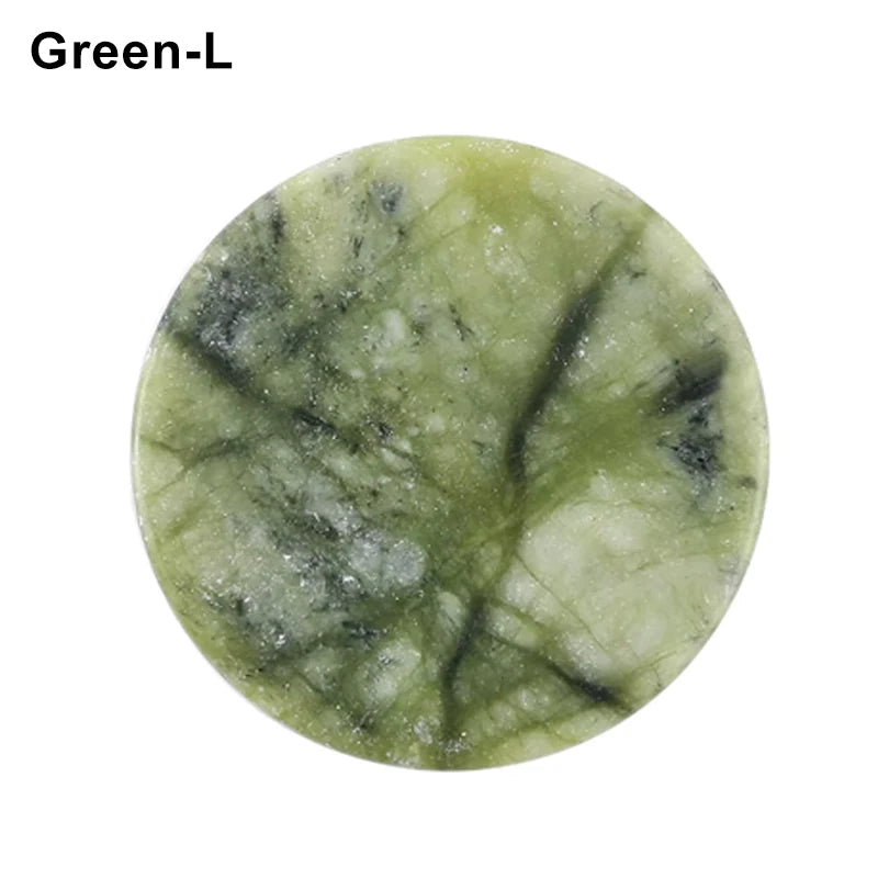 Glue Pallet Eyelashes Extensions Pink Green Jade Stone Reusable False Eye Lashes Adhesive Pallet Pad Holder Makeup Accessories Pi-Mart