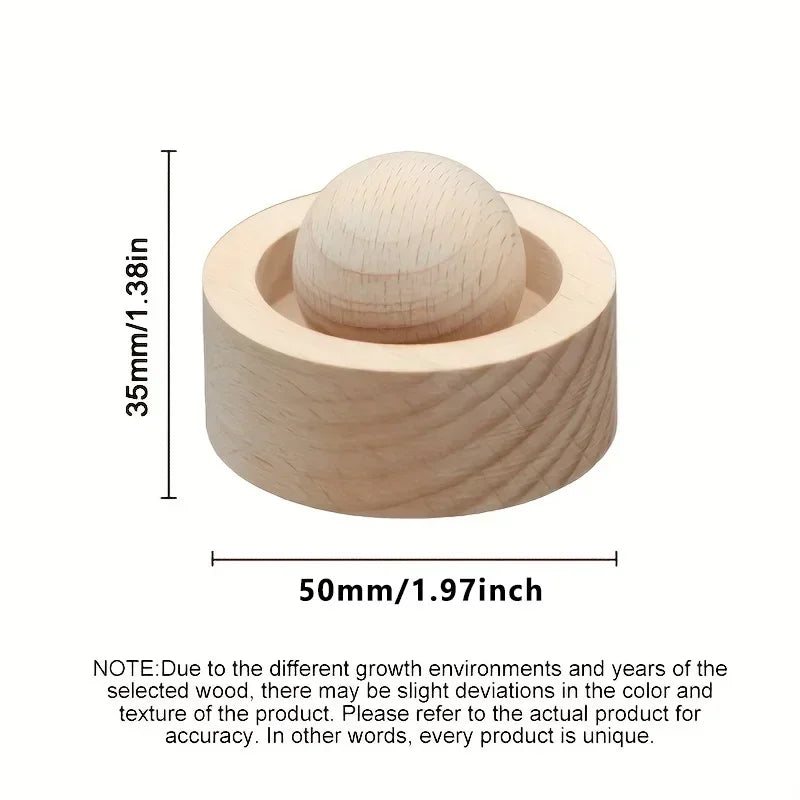 Car Wooden Essential Oil Diffusers-Spherical Design Natural Fragrance Dispersion Bedroom Decor Diffuser Car Home Room Fragrance Pi-Mart