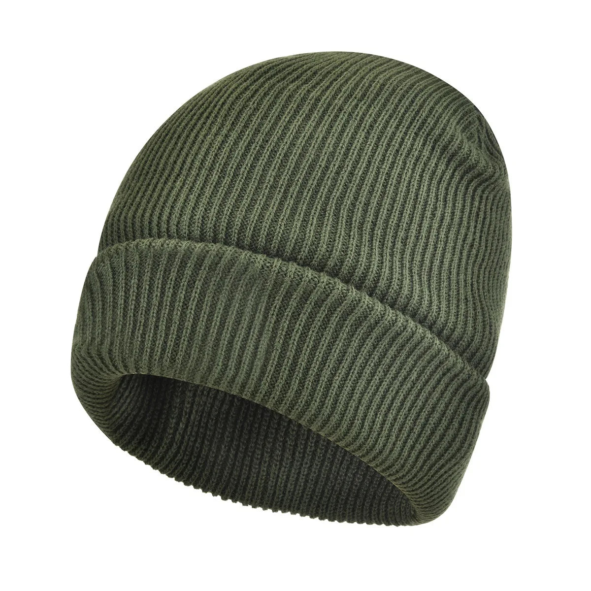 Waterproof Windproof Winter Warm Knit Beanie Fishing Hat Cap, Slouchy Soft Black Headwear Great for Winter Ski Walking Running Pi-Mart