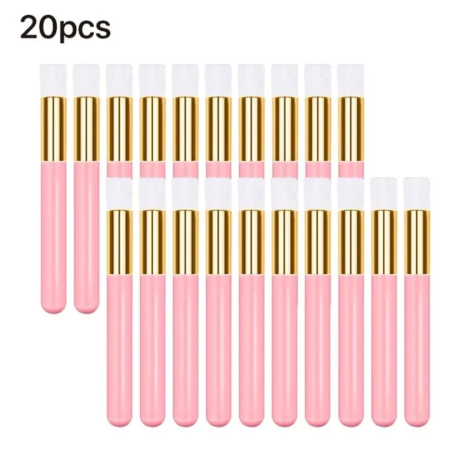 10/20/50pcs Eyelash Cleaning Brush Lash Shampoo Brush for Eyelash Extensions Peel Off Nose Pore Blackhead Remover Makeup Tools Tri Light Beauty