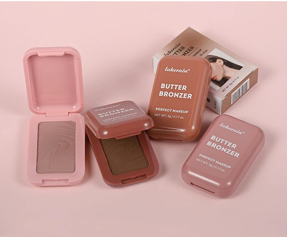 Professional Makeup Powder Blush 12HR Wear Vegan Formula Blusher Makeup Blush in Bar Cosmetics Palette Powder Pink Cream Face Pi-Mart