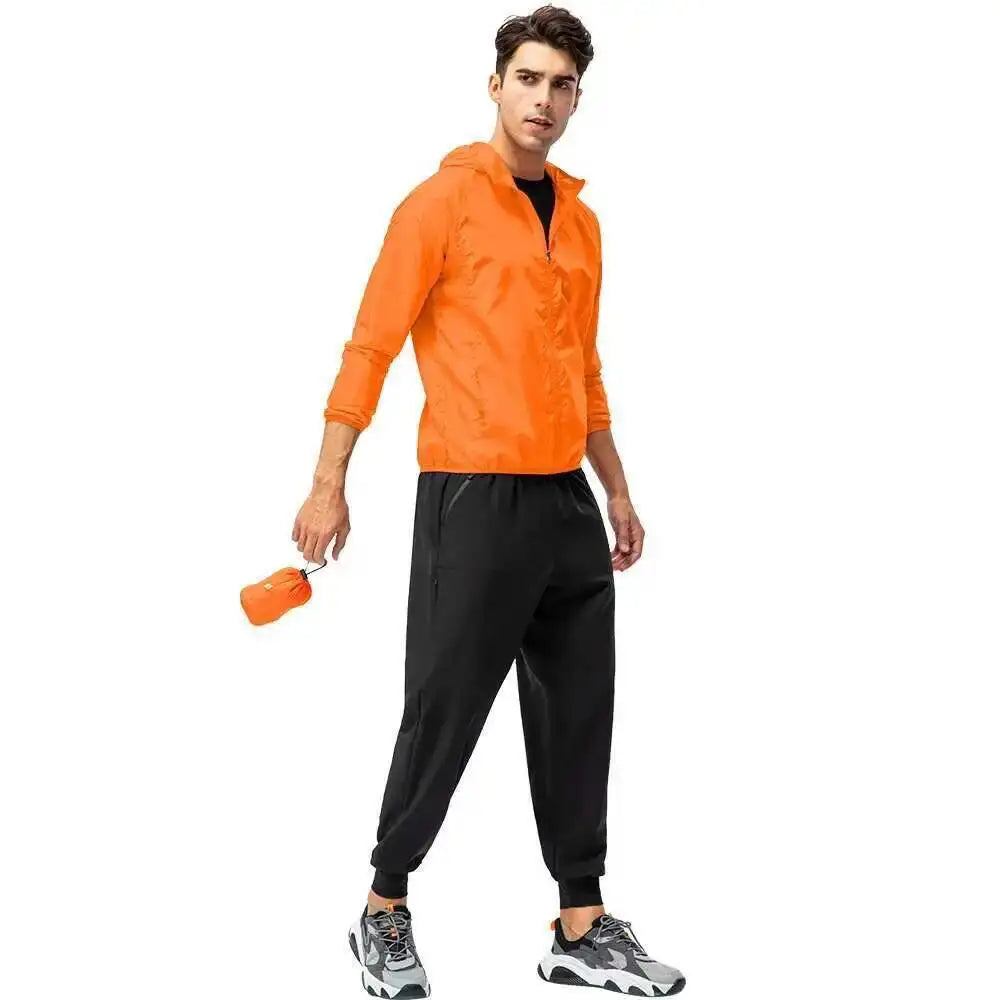 Fishing Rain Wind Breaker Coat For Men Women Waterproof Jacket Hiking Climbing Clothes Sun Protection Quick Dry Rain Coat Pi-Mart