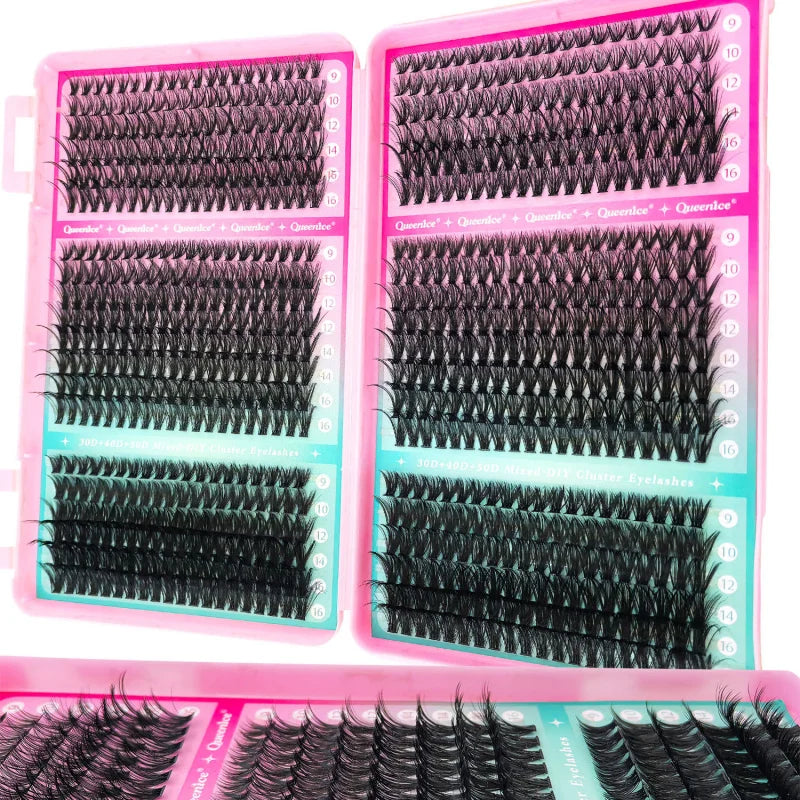 800pcs Cluster False Eyelash, Soft and Durable Design, Suitable for Daily Use, Natural, Everyday, and Voluminous Makeup Effect Pi-Mart