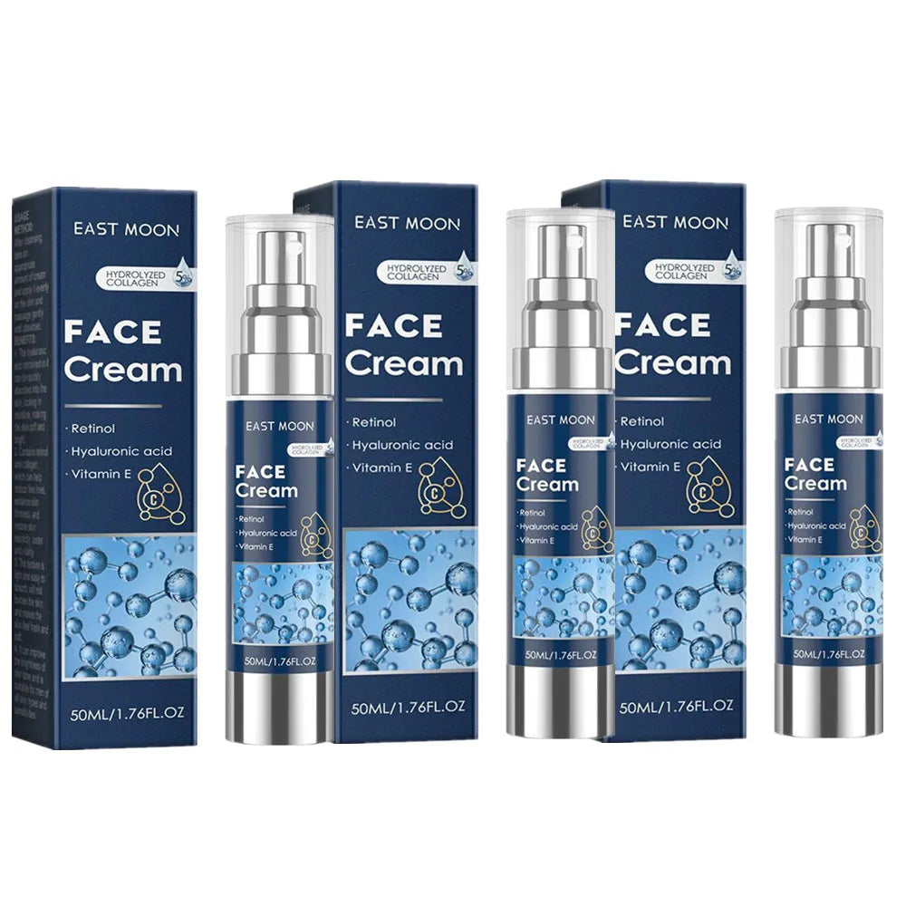 Retinol Face Cream for Men Firming Lifting Brightening Fade Fine Lines Anti Puffiness Moisturizing Nourishing Facial Skin Care Pi-Mart
