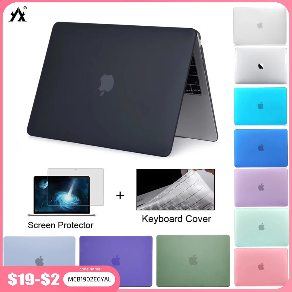 Laptop Case for Macbook Air 13 Case 2026 Neo A18 Pro 16 M3 Funda M1 Pro 13 M5 Air 13.6 15 for Macbook Pro 14 Case M5 M4 2025 M2 Pi-Mart