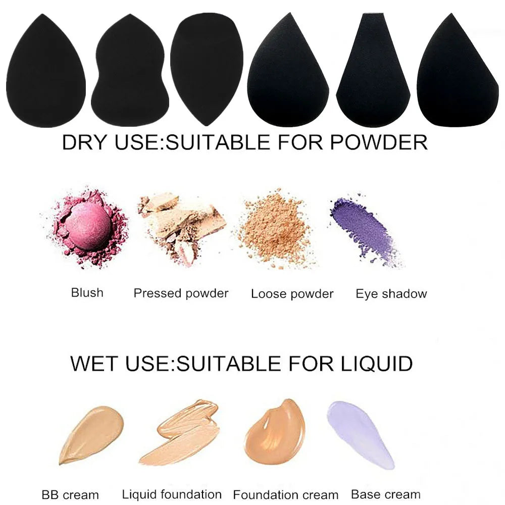 Makeup Sponge Cosmetic Puff For Foundation Concealer Cream Soft Powder Makeup Sponge Puff Blinder Make-Up Accessorie Pi-Mart