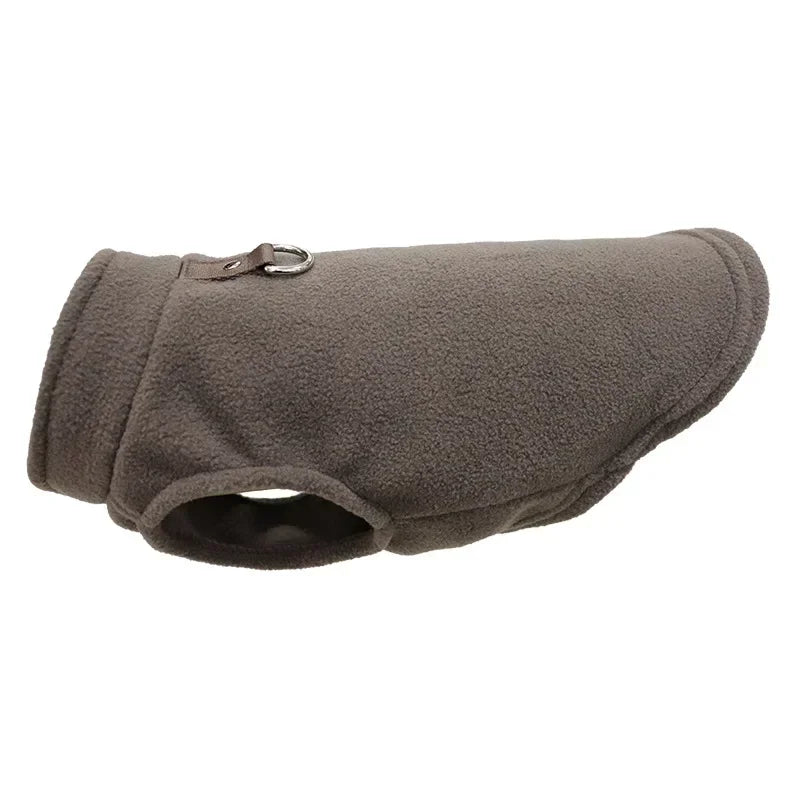 Warm Fleece Dogs Clothes Pet Dog Jacket Vest With D-Ring For Small Dog Cats Clothing French Bulldog Costumes Chihuahua Coat LadyShow.Store