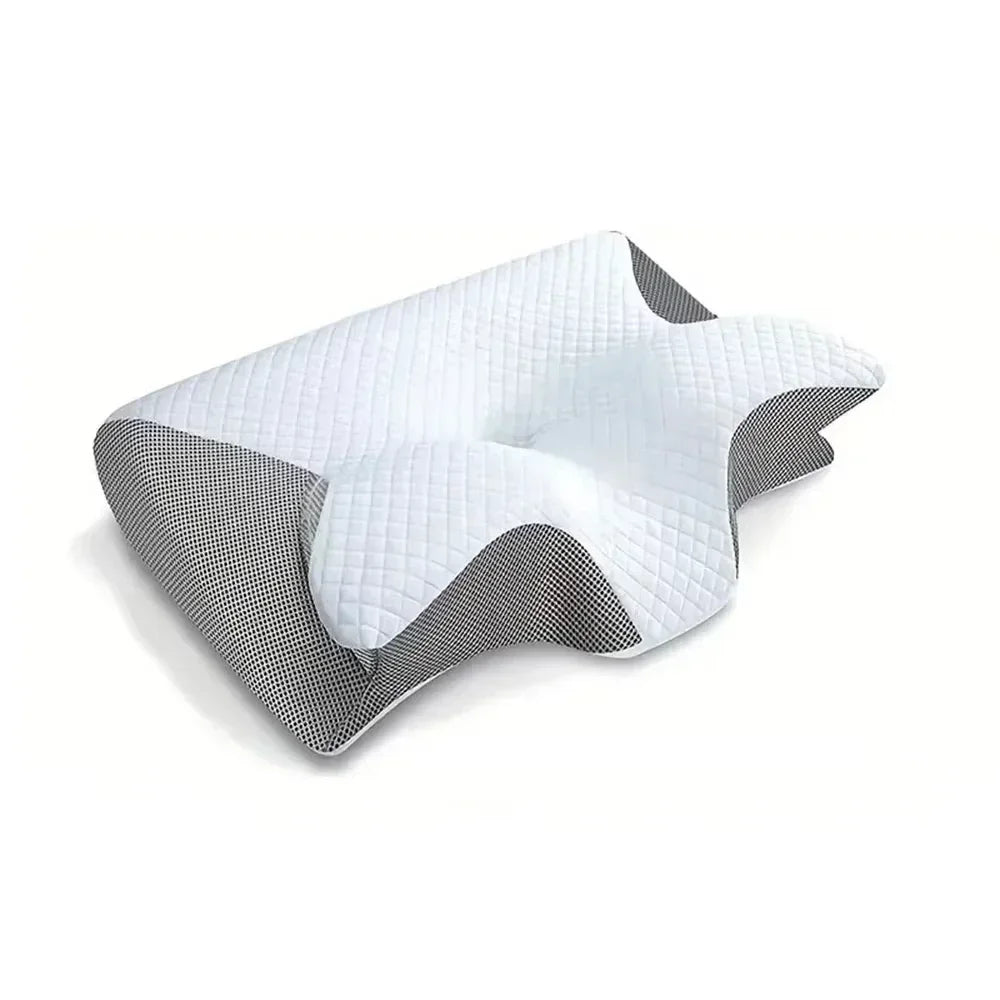 Sleep Memory Pillow Butterfly Memory Foam Neck Pillows Contoured Sleep For Neck Pain Relief Stomach Support Comfortable Pillow Pi-Mart