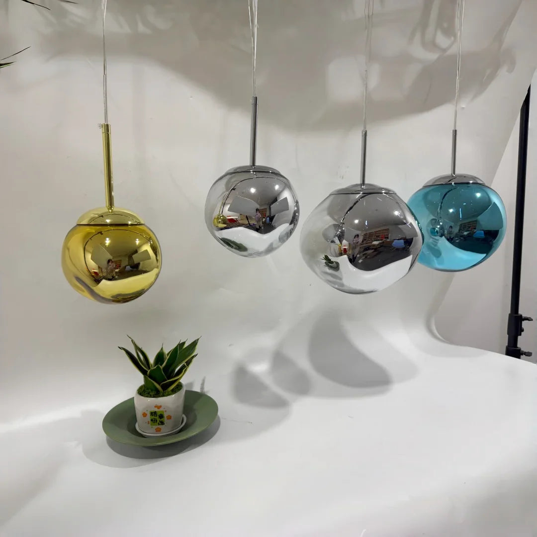 Modern Lava LED Chandeliers PVC Lighting Living Room Deco Hanging Lamp Kitchen Light Fixtures Indoor Home Chandelier Lighting LadyShow.Store