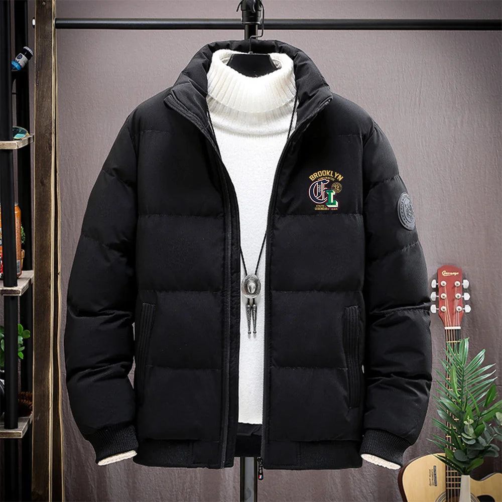 Men Down Jackets High quality Fashion Thick Warm Winter Bomber Jackets Puffer Jackets Parkas Coats Waterproof Mens Winter Coats Pi-Mart