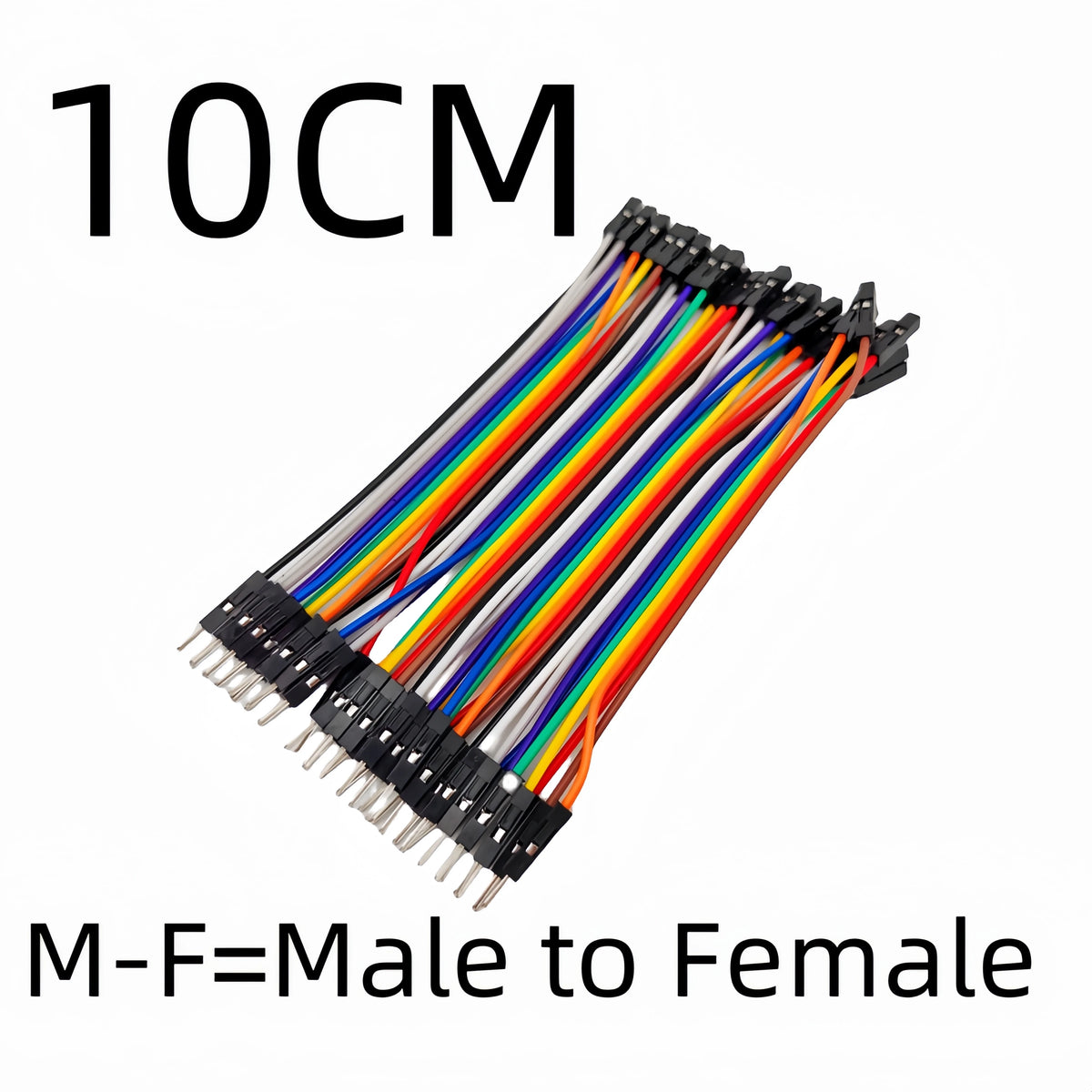 40-120pcs Dupont Line 10CM 20CM 30CM 40Pin Male to Male + Male to Female Female to Female Jumper Wire Dupont Cable for  DIY KIT Pi-Mart