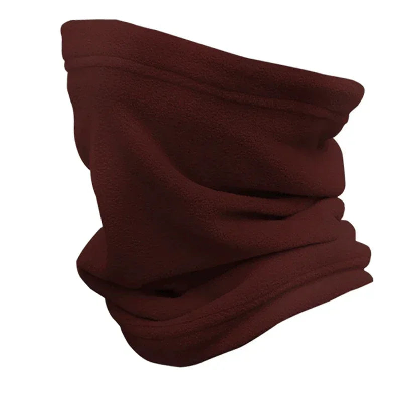 Winter Warm Unisex Windproof Motorcycle Riding Mask New Polar Fleece Neck Scarf Warmer Ski Outdoor Sports Balaclavas Tube Mask Pi-Mart