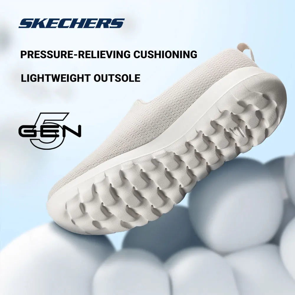 Skechers Casual Shoes, Cushioning and Breathable Women's Shoes, Daily Travel Shoes 124637-Nat Pi-Mart