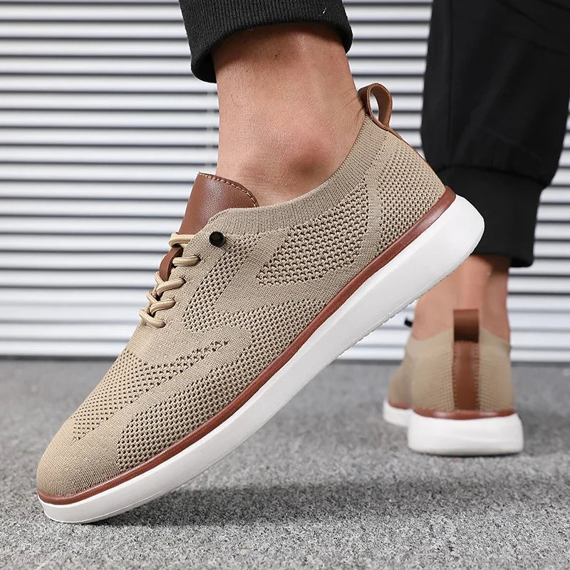 Men's Lightweight Knitted Shoes Comfortable All Day Long Have Excellent Fit Walking Shoes Suitable for Daily Wear Hiking Shoes Pi-Mart
