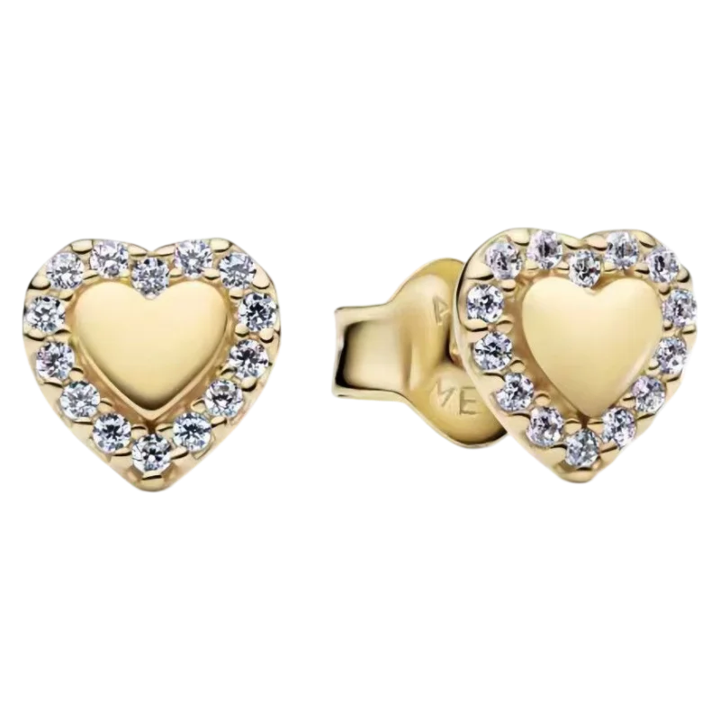 2026 Latest 925 Silver Exquisite Rose Gold Charm Earrings Personalized Pendant Beads, Fashionable Birthday Gift Gifts Pi-Mart