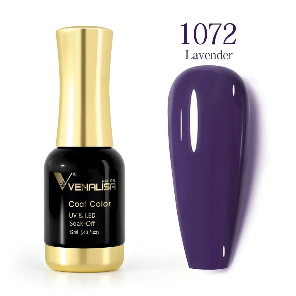 VENALISA Nail Gel Varnish TPO FREE Soak Off UV LED Organic Odorless Enamels Nail Art Colors 12ml 120Colors UV Gel Nail Polish Tri Light Beauty