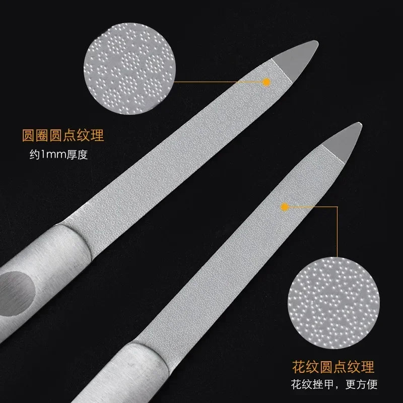 Nano Glass Nail File Transparent Crystal Nail Polish Rubbing Strip Polishing And Shining Nail Enhancement Tool Tri Light Beauty