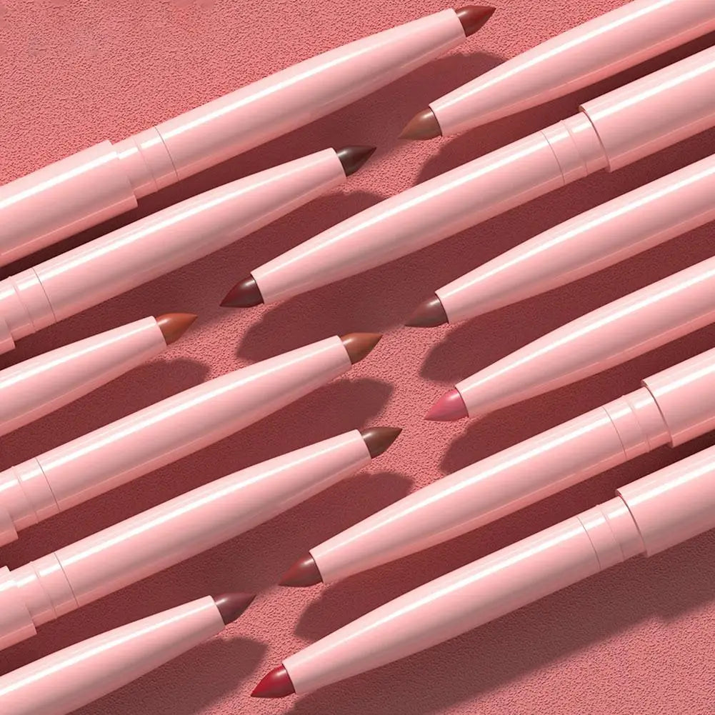 6Pcs Velvet Matte Lip Liner Pencil Set High Pigment Smooth Silky Texture Easy to Color & Define Lip Contours Daily Lip Makeup Pi-Mart