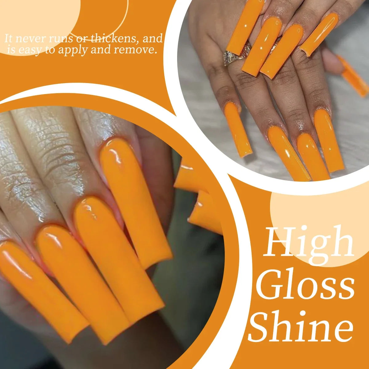 Single-use 15ml gel nail polish, convenient for home or salon manicures, easy to remove. Tri Light Beauty