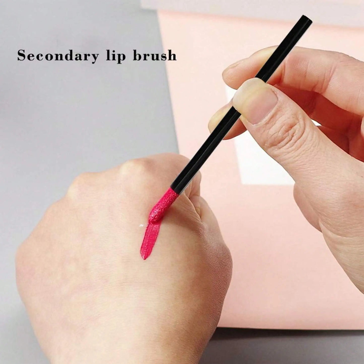 100pcs/Set Disposable Lip Brushes, Makeup Applicator Wands For Lipstick, Lip Gloss, Cosmetic Beauty Tools Kit,Giveaways Pi-Mart