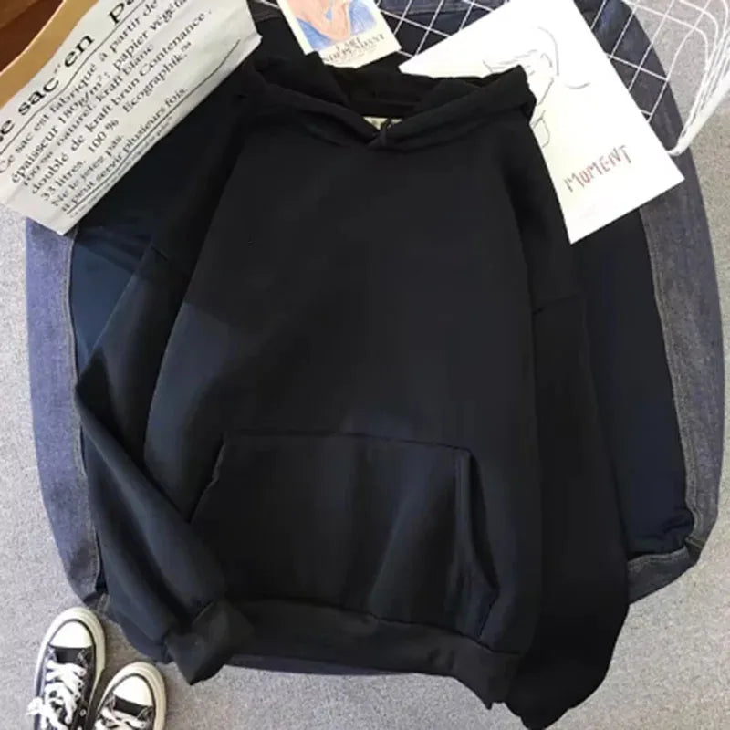Women's Casual Hoodie with Angel Wings Graphic Drawstring Detail Kangaroo Pocket Perfect for Fall  Winter Playful Design Trendy LadyShow.Store