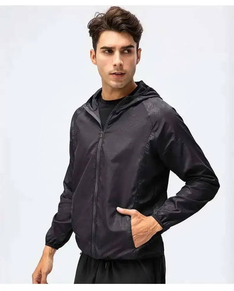 Fishing Rain Wind Breaker Coat For Men Women Waterproof Jacket Hiking Climbing Clothes Sun Protection Quick Dry Rain Coat Pi-Mart