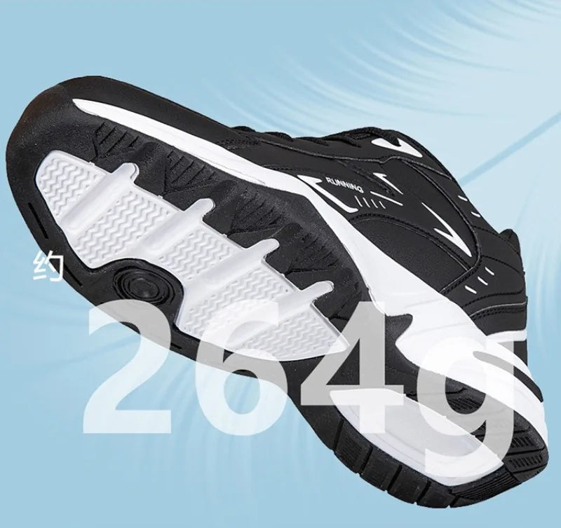 Autumn New Men Microfber Running Shoes Luxury Brand Men Shoes School Student Air-cushion Sneakers Fashion Man Casual Shoes 35-48 Pi-Mart