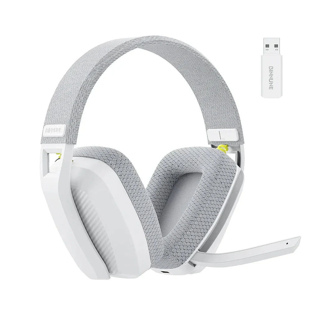 NNEOBA Wireless Gaming Headset with Mic White LuxuryLifeWay Online Store