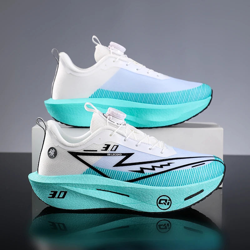 2026 Running Shoes Carbon Board Marathon Men Sports Breathable Lightweight Women's Comfy Athletic Antiskid Sneakers Casual New Pi-Mart
