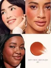 Rare Beauty New Product Frost-to-powder Mashed Potato Matte Air Cushion Blush Cream Liquid Blush Long-lasting Lipstick Lip Gloss Tri Light Beauty