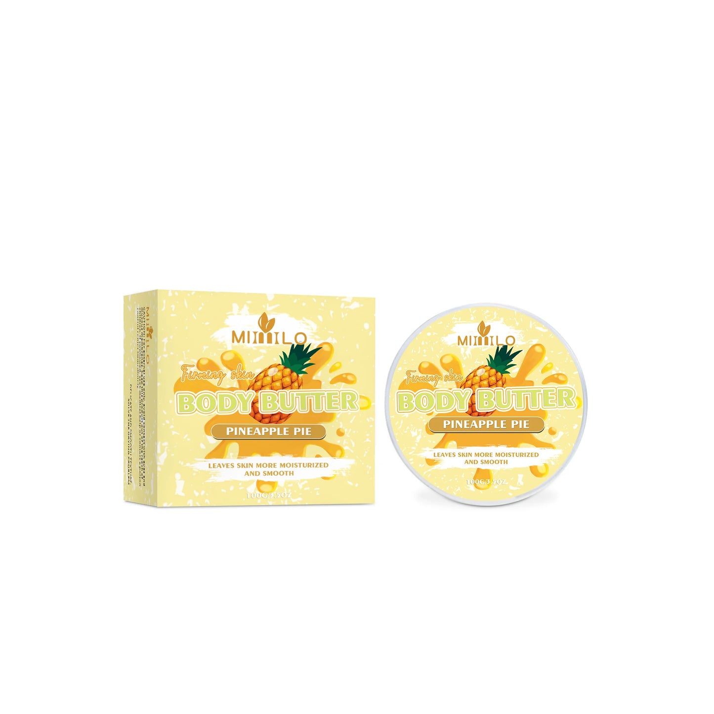 100g Moisturizing Body Glaze Cream 6 Sweet Flavors Body Butter Hydration Soft Smooth Skin Non Sticky Non Tightening Pi-Mart