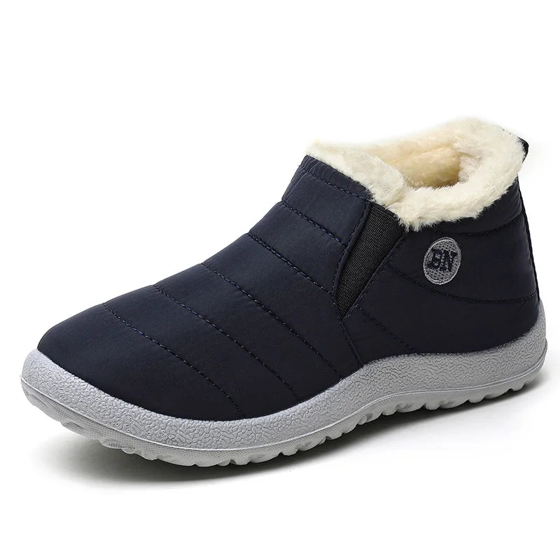 Winter Waterproof Fashion 2025 Men Casual Shoes Breathable Shoes Men Sneakers Slip On Black Men's Sneaker Leisure Soft Shoes Pi-Mart