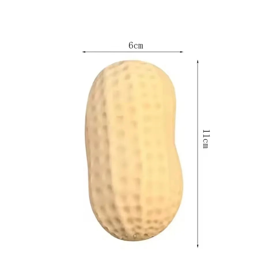 Crunchy Peanut Stress Ball Food-Shaped Squeeze Ball Squishy Toys ASMR Sensory Anti Stress Fidget Toys for Adults Christmas Gift Pi-Mart