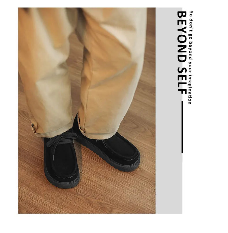 Men Thick Soled Sneakers Fashion Spring/Autumn Soft Board Shoes Personalized Trend Versatile Multi Functional Men Casual Shoes Pi-Mart
