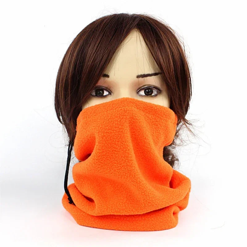 Winter Warm Unisex Windproof Motorcycle Riding Mask New Polar Fleece Neck Scarf Warmer Ski Outdoor Sports Balaclavas Tube Mask Pi-Mart