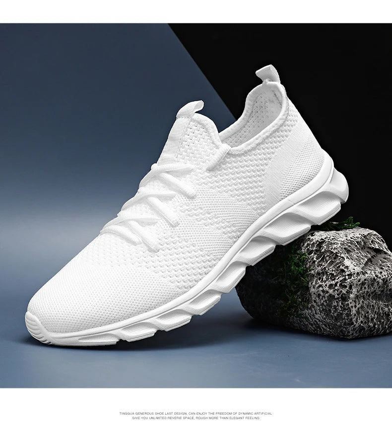 Breathable Men's Sneaker Casual Antiskid and Wear-resistant Jogging Men Sport Shoes Hot Sale Light Man Running Comfortable Pi-Mart