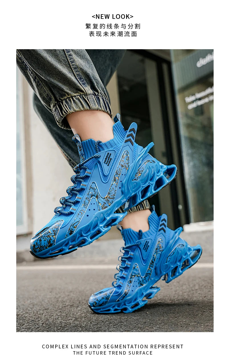 Casual Men's Sneakers Breathable Luxury Trainer Race Shoes Fashion Running Tenis for Men And Women Pi-Mart