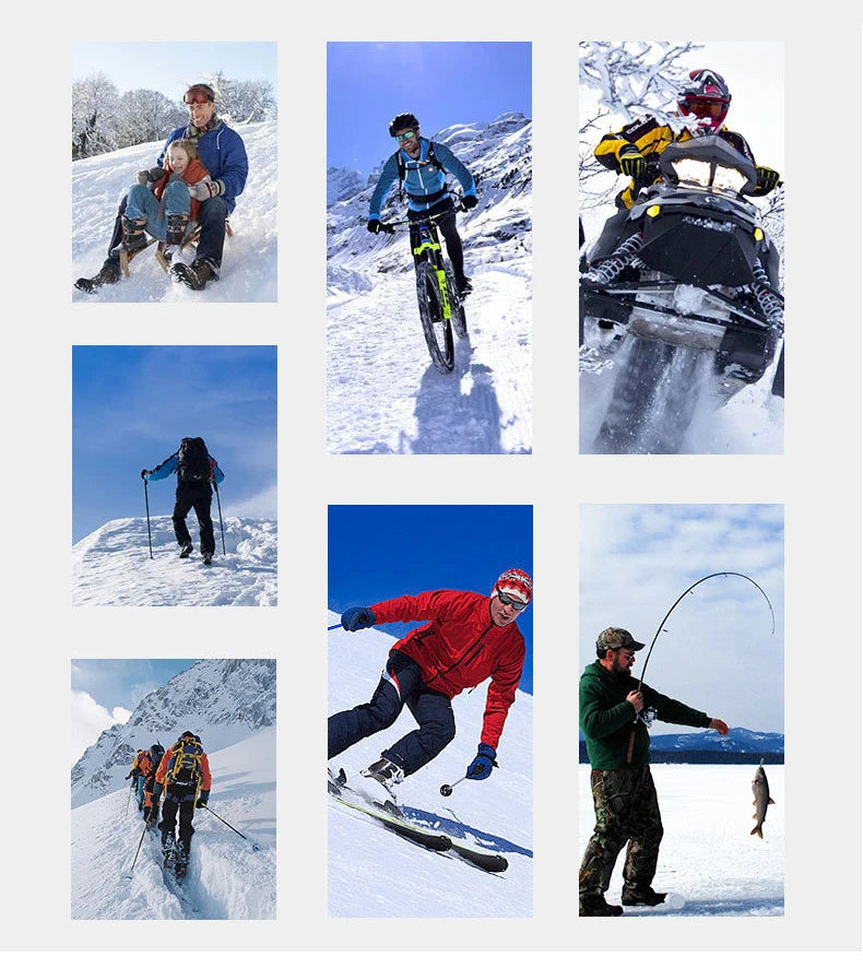 Winter Fleece Beanie Cycling Men Women Elastic Hiking Soft Thermal Commuting Ski Helmet Liner Hat Windproof Camping Cap Outdoor Pi-Mart
