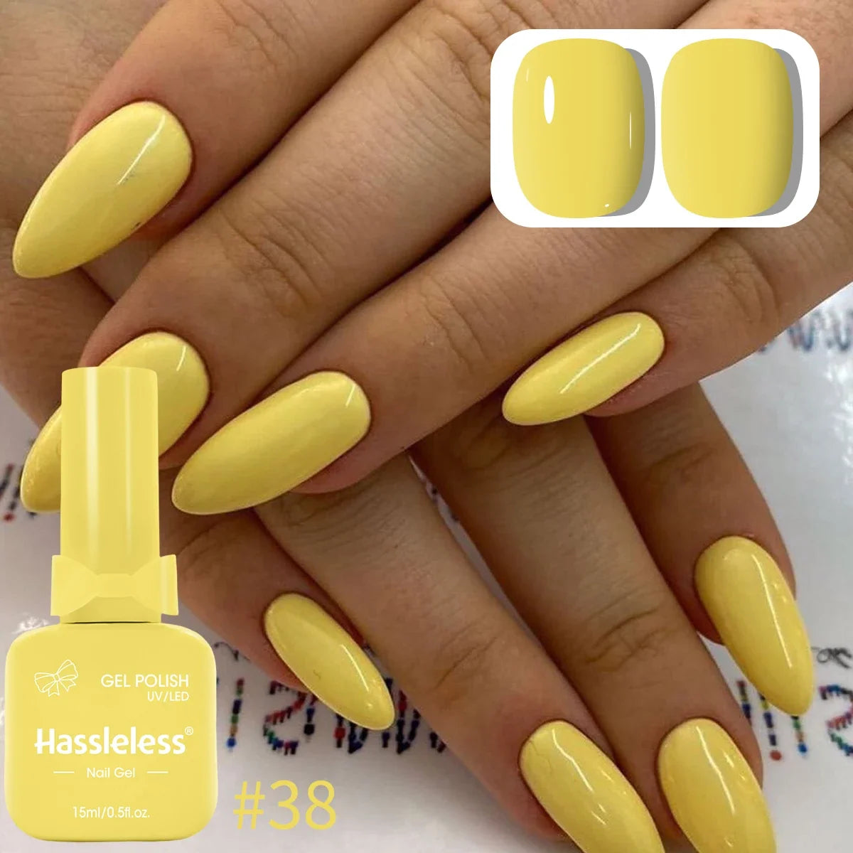 Single-use 15ml gel nail polish, convenient for home or salon manicures, easy to remove. Tri Light Beauty