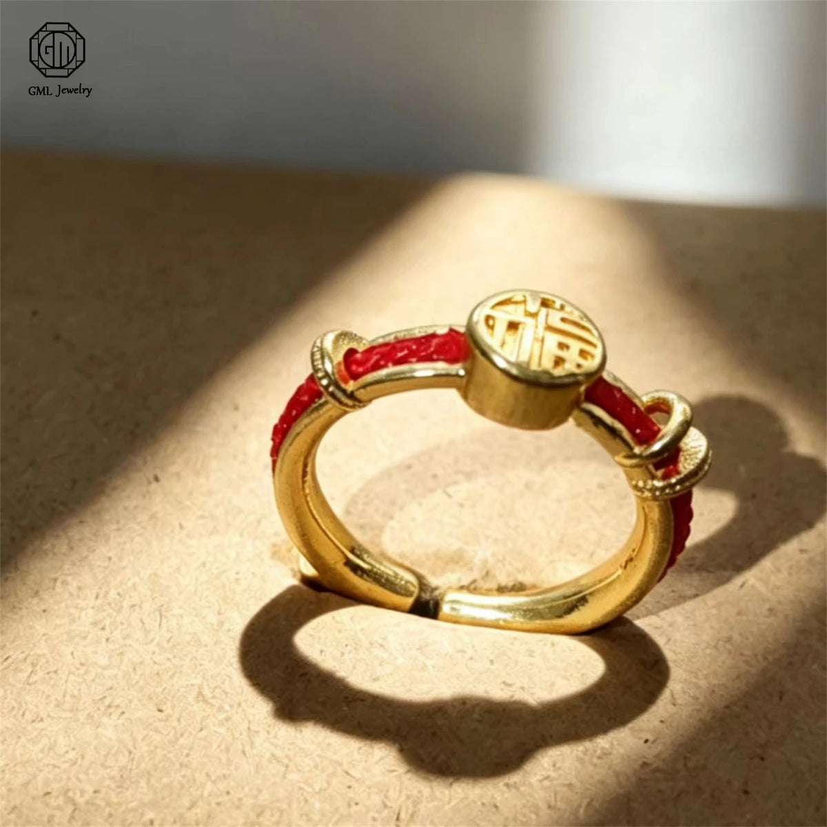 Sand Gold Adjustable Ring Matte Wide Band Openable Fade Resistant Unisex Couple Jewelry Solid Minimalist Gift Pi-Mart