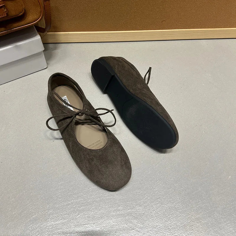 Fashion Butterfly-Knot  Women Flats With Shoes Casual Female Soft Footwear Round Toe Ladies Flats Slip On Shoes Pi-Mart
