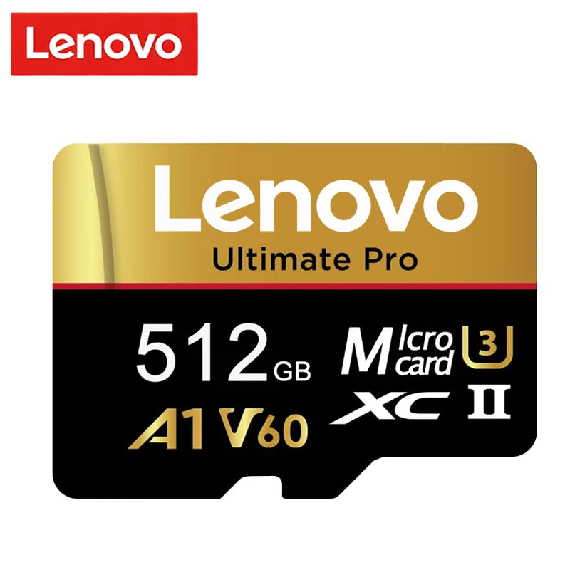 Lenovo SD Memory Card 128GB 256GB 512GB 1TB Micro SD Card V60 U3 Flash Cards TF Card Memory Microsd For Insta360 DJI Drone Pi-Mart