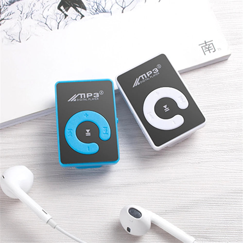C Key Portable HiFi Mini Clip USB MP3 Player Walkman Music Support Micro TF Card Expandable Up To 16GB Outdoor Sports Walkman Pi-Mart