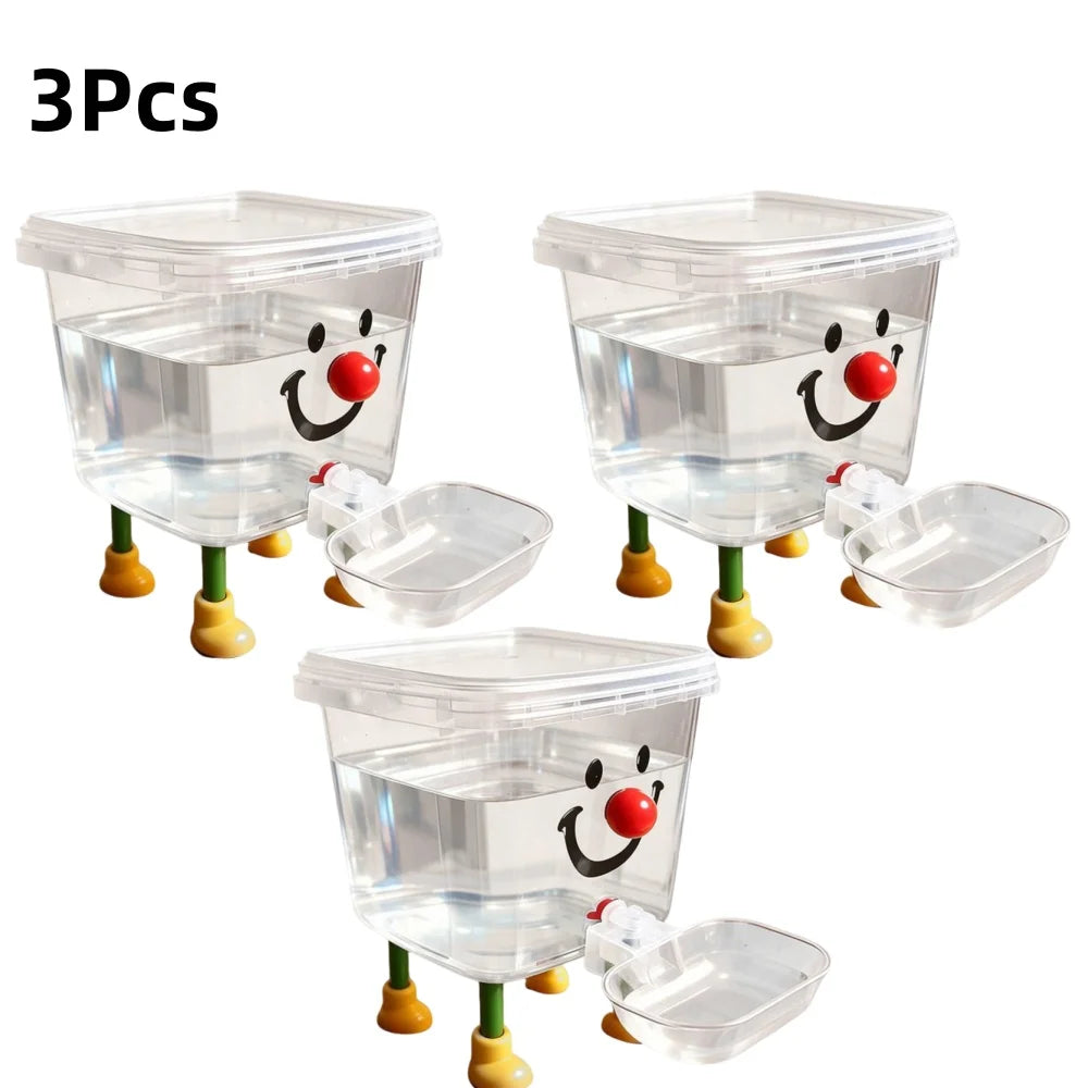 Pet Water Fountain Automatic Gravity Water Dispenser 3L Large Capacity Water Bowl for Cats Dogs Wireless Pet Drinker Pi-Mart