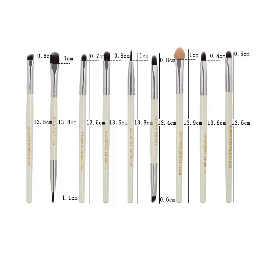 3/13/22pcs Professional Makeup Brushes Tools Set Make Up Brush Tools Kits for Eyeshadow Eyeliner Cosmetics Brushes Maquiagem Pi-Mart