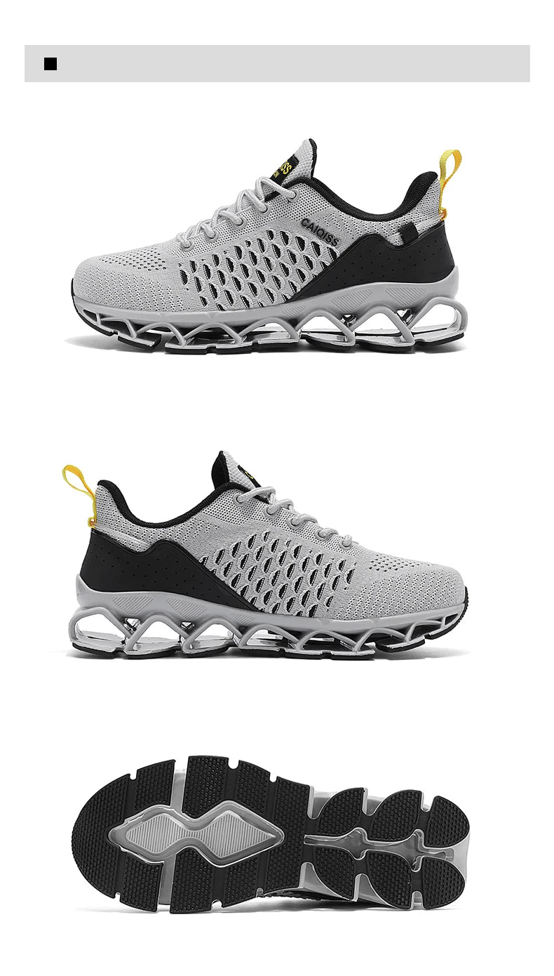 Casual Sneakers Mens Shock-absorb Running Shoes Lightweight Breathable Sports Shoes for Men 2026 New Trendy Gym Trainers for Man Pi-Mart