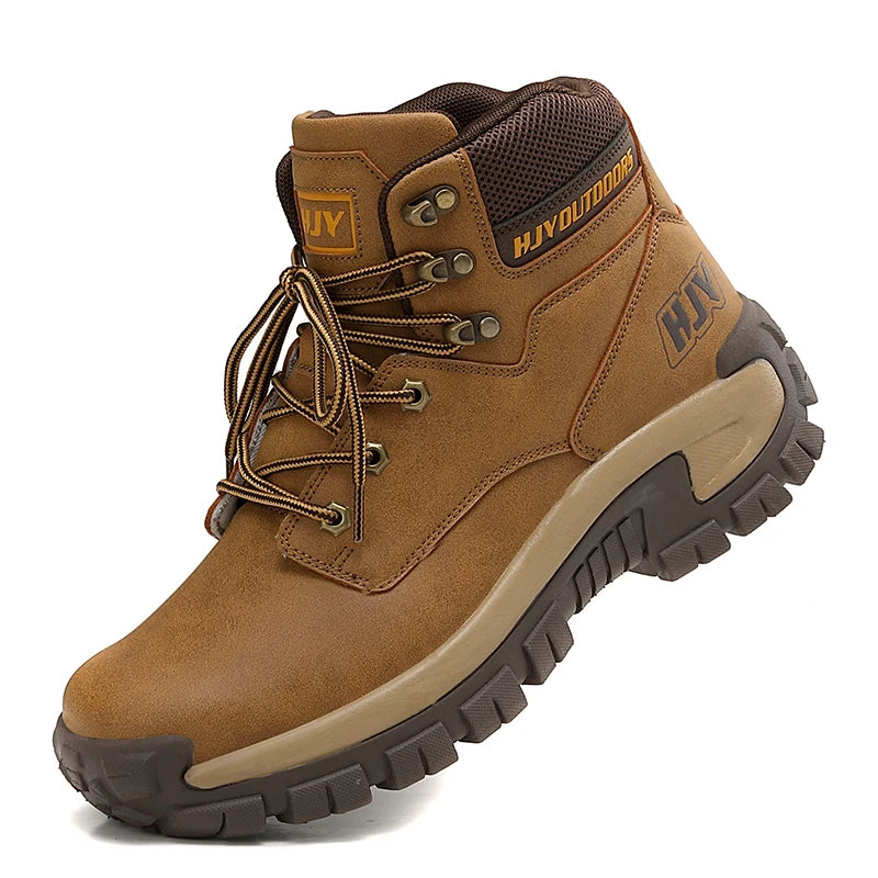 New Men's Boots Fashion Outdoor Boots Breathable Hiking Boots Autumn Shoes Sneakers Lightweight Non-slip Men Desert Ankle Boots Pi-Mart