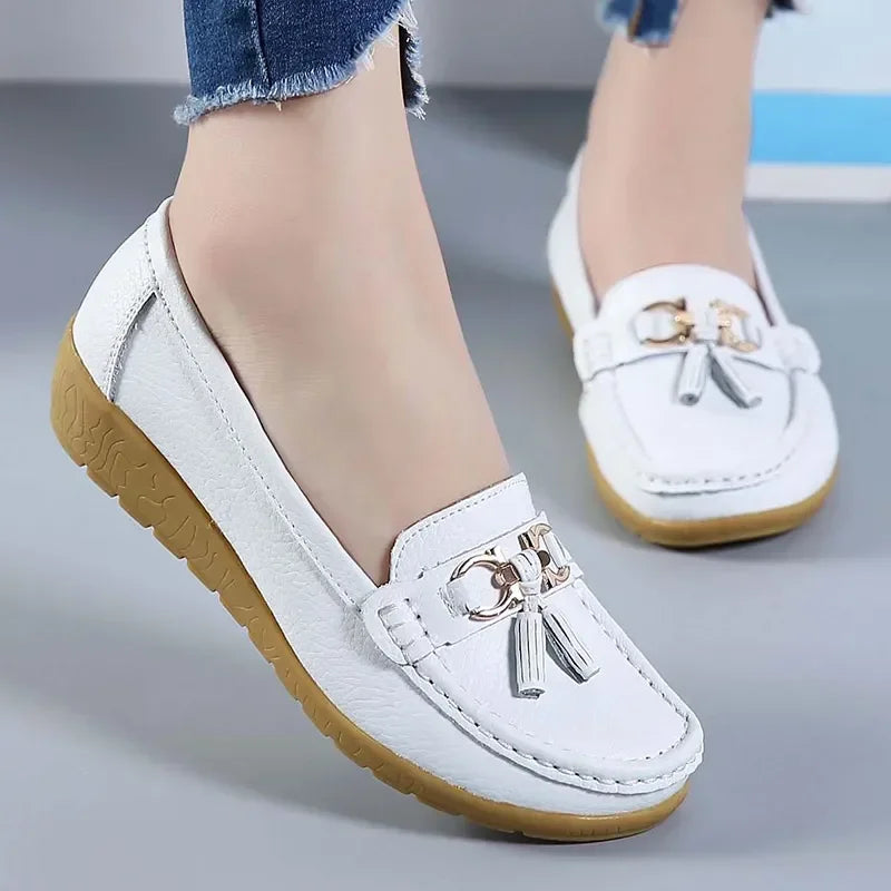 Women Shoes Slip On Loafers For Ballet Flats Women Moccasins Casual Sneakers Zapatos Mujer Flat Shoes For Women Casual Shoes LadyShow.Store