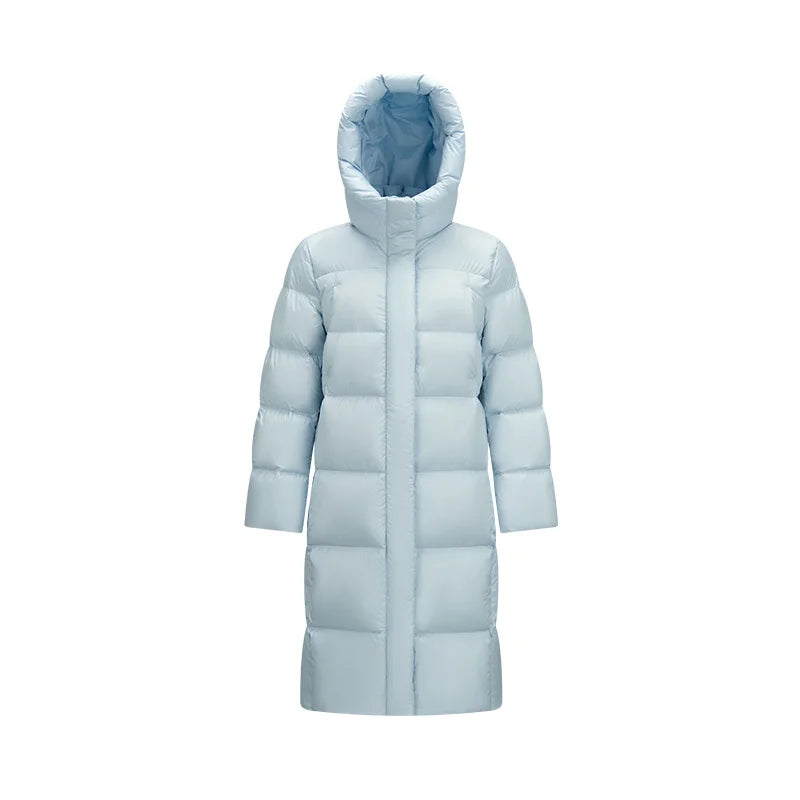 Semir Long Down Jacket Women Waterproof Hooded Coat 2025 Winter New Loose Girls' Jacket Multi-Color Thicken Windbrake Down Coat LadyShow.Store
