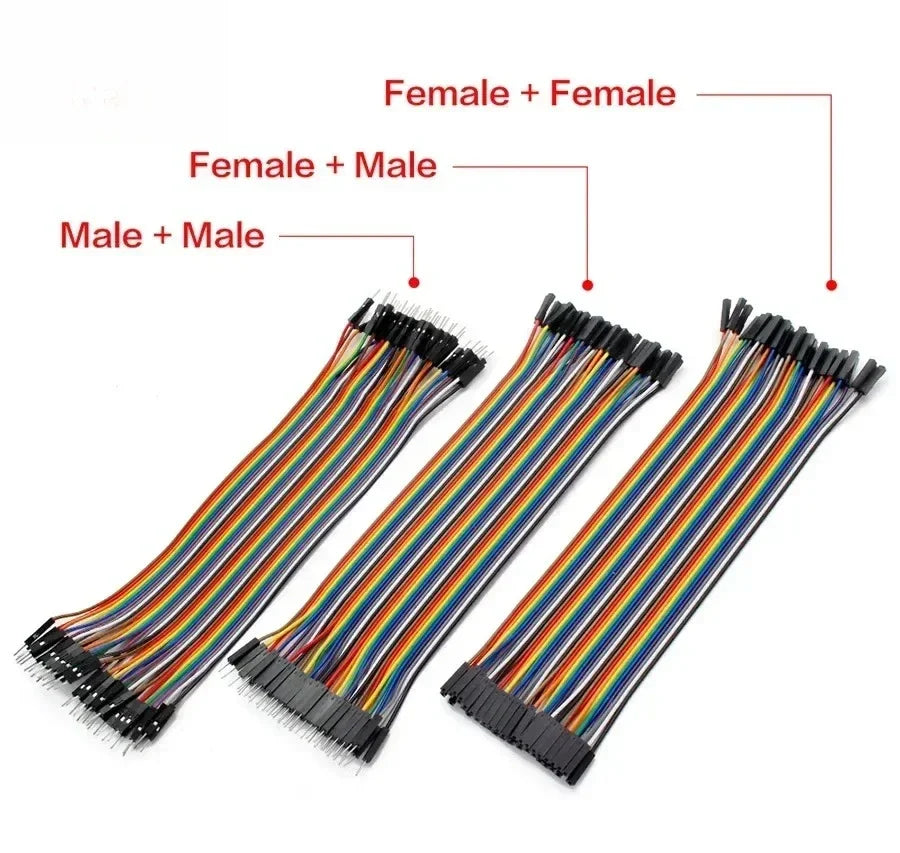 20Pin Dupont Line Male To Male Female To Female Male To FeMale Jumper Wire Cable 10cm 20cm 30cm for Arduino DIY KIT Pi-Mart